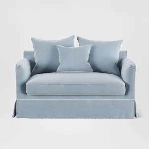 Noosa Hamptons 1.5 Seat Sofa Bed Beach W/White Piping by OneWorld Collection, a Sofas for sale on Style Sourcebook