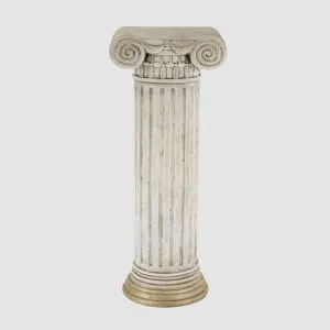 Jardin Plinth Large Cream by Florabelle Living, a Statues & Ornaments for sale on Style Sourcebook