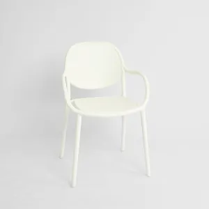 Arca Dining Chair All Weather White by Florabelle Living, a Outdoor Chairs for sale on Style Sourcebook