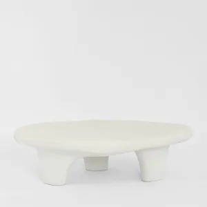 Kiva Outdoor Coffee Table White by MRD Home, a Coffee Table for sale on Style Sourcebook