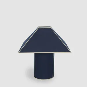 Gable Table Lamp Dark Navy by OneWorld Collection, a Table & Bedside Lamps for sale on Style Sourcebook