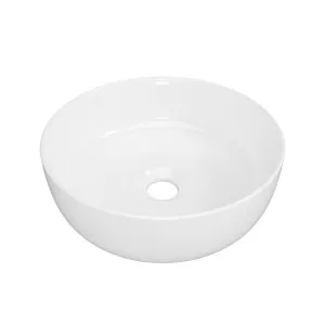 Jessie Ceramic Basin 320mm White Gloss by Timberline, a Basins for sale on Style Sourcebook
