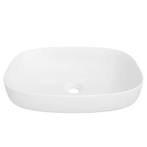 Lorenzo Ceramic Basin 500mm White Matte by Timberline, a Basins for sale on Style Sourcebook