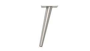 Angled 200mm Brushed Nickel Cabinet Leg by Timberline, a Cabinet Hardware for sale on Style Sourcebook
