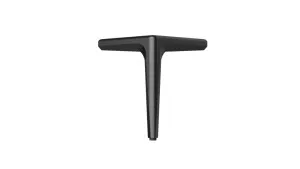 Arrow 150mm Black Cabinet Leg by Timberline, a Cabinet Hardware for sale on Style Sourcebook