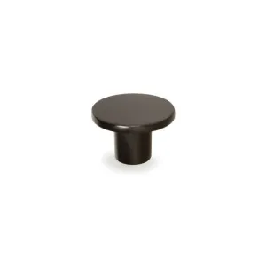 Flat Knob 26mm Black Handle by Timberline, a Cabinet Hardware for sale on Style Sourcebook