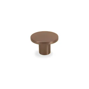 Flat Knob 26mm Brushed Bronze Handle by Timberline, a Cabinet Hardware for sale on Style Sourcebook