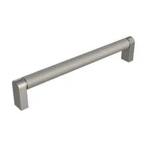 Knurled Bar 202mm Brushed Nickel Handle by Timberline, a Cabinet Hardware for sale on Style Sourcebook