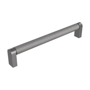 Knurled Bar 202mm Gunmetal Handle by Timberline, a Cabinet Hardware for sale on Style Sourcebook