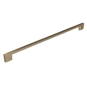 Square 352mm Brushed Gold Handle by Timberline, a Cabinet Hardware for sale on Style Sourcebook