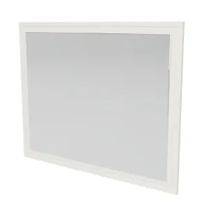 Miami Classic Mirror 900mm, White Satin by Timberline, a Vanity Mirrors for sale on Style Sourcebook