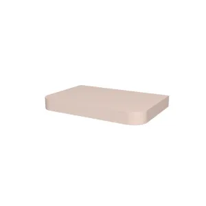 Curved Splice Shelf 300mm, Powder Pink Satin  by Timberline, a Wall Shelves & Hooks for sale on Style Sourcebook