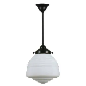 Domec Opal Matte on Rod Set 1/2'' x 1/2m, Patina by Lighting Inspirations, a Pendant Lighting for sale on Style Sourcebook