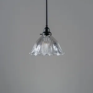 8044 Hallophane 9'' Clear Glass on Rod Set 1/2'' x 1/2m - Patina by Lighting Inspirations, a Pendant Lighting for sale on Style Sourcebook