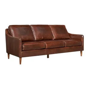 Varden Sofa 3 Seat Leather, Vintage Whiskey by Schots, a Sofas for sale on Style Sourcebook