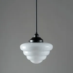 Beehive Opal Gloss Glass on Rod Set 1/2" 1/2m, Patina by Lighting Inspirations, a Pendant Lighting for sale on Style Sourcebook