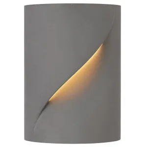 Telbix Calro Gypsum Up/Down Indoor Wall Light - Grey by Telbix, a Wall Lighting for sale on Style Sourcebook