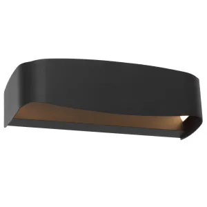 Telbix Keylor Minimalist Small Up/Down LED Wall Light - Black by Telbix, a Wall Lighting for sale on Style Sourcebook