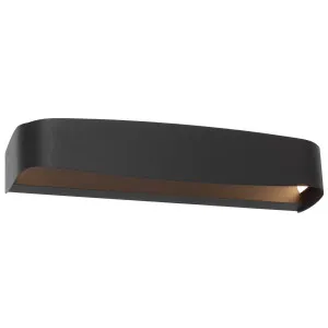 Telbix Keylor Minimalist Large Up/Down LED Wall Light - Black by Telbix, a Wall Lighting for sale on Style Sourcebook