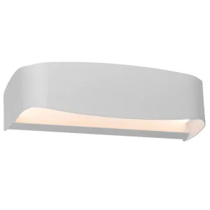 Telbix Keylor Minimalist Small Up/Down LED Wall Light - White by Telbix, a Wall Lighting for sale on Style Sourcebook