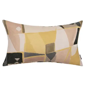 Flourish Rectangle Linen Cushion - 50x30cm by Urban Road, a Cushions, Decorative Pillows for sale on Style Sourcebook