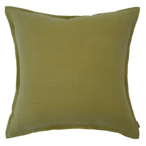 Blair Chartreuse Linen Cushion - 60x60cm by Urban Road, a Cushions, Decorative Pillows for sale on Style Sourcebook