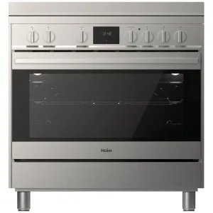 Haier 90cm 300 Series Electric Freestanding Oven Stainless Steel HOR90S8CESX2 by Haier, a Cooktops for sale on Style Sourcebook