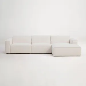 Jude Right Chaise Sofa, Panama Ivory, by Lounge Lovers by Lounge Lovers, a Sofas for sale on Style Sourcebook