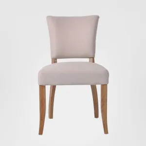 Claude Oakwood Dining Chair Beige by OneWorld Collection, a Dining Chairs for sale on Style Sourcebook