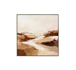 Champagne Landscape Wall Art Canvas 100cm x 100cm by Luxe Mirrors, a Prints for sale on Style Sourcebook