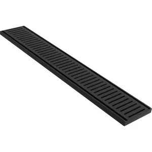 Lauxes NXT14 Grate Midnight 3000x100x14 by BEAUMONTS, a Shower Grates & Drains for sale on Style Sourcebook