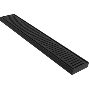 Lauxes NXT26 Grate Midnight 5600x100x26 by BEAUMONTS, a Shower Grates & Drains for sale on Style Sourcebook
