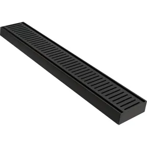 Lauxes NXT35 Grate Midnight 5600x100x35 by BEAUMONTS, a Shower Grates & Drains for sale on Style Sourcebook