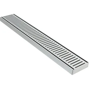 Lauxes NXT26 Grate Silver 5600x100x26 by BEAUMONTS, a Shower Grates & Drains for sale on Style Sourcebook