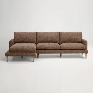 Tilly Left Chaise Sofa, Panama Rust, by Lounge Lovers by Lounge Lovers, a Sofas for sale on Style Sourcebook