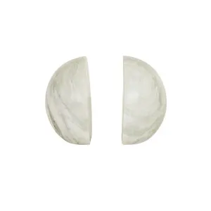 Rufus Bubble Set of 2 Bookends - Green Onyx by GlobeWest, a Statues & Ornaments for sale on Style Sourcebook
