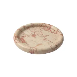Rufus Float Round Tray - Pink Lagoon Marble by GlobeWest, a Decorative Plates & Bowls for sale on Style Sourcebook