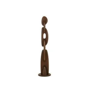 Artifact Large Floor Sculpture - Smoked Teak by GlobeWest, a Statues & Ornaments for sale on Style Sourcebook