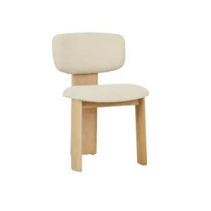 Kora Dining Chair - Cream Weave - New Oak2 by GlobeWest, a Chairs for sale on Style Sourcebook