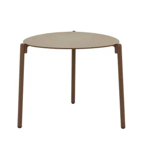 Delphi Pebble Side Table - Copper Brown by GlobeWest, a Outdoor Furniture for sale on Style Sourcebook