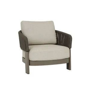 Valencia Rope Sofa Chair - Fawn - Mocha by GlobeWest, a Outdoor Sofas for sale on Style Sourcebook