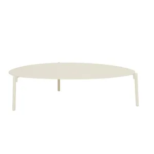 Delphi Pebble Large Coffee Table - Ivory White by GlobeWest, a Outdoor Furniture for sale on Style Sourcebook