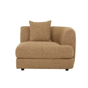 Madrid Curve 5-Seater Sofa with Left Open End Chaise - Toffee Weave by GlobeWest, a Sofas for sale on Style Sourcebook