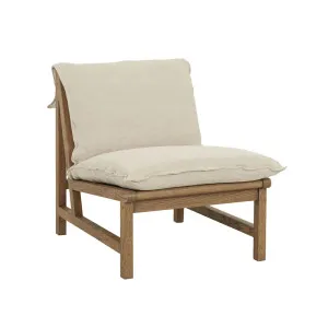 Tolv Cantaloupe Occasional Chair - Jute Linen - Latte Oak by Tolv, a Chairs for sale on Style Sourcebook