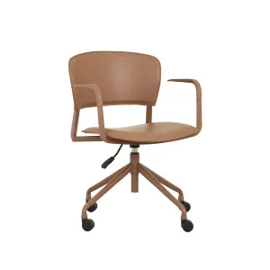 Matilda Office Armchair - Light Tan - Matt Tan by GlobeWest, a Chairs for sale on Style Sourcebook