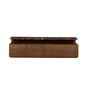 Float Entertainment Unit - Matt Rouge Marble - Smoked Ash by GlobeWest, a Entertainment Units & TV Stands for sale on Style Sourcebook