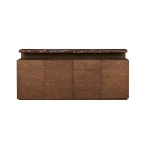 Float Buffet - Matt Rouge Marble - Smoked Ash by GlobeWest, a Sideboards, Buffets & Trolleys for sale on Style Sourcebook