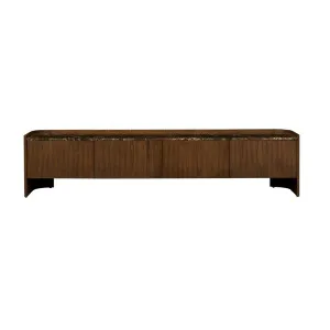 Billie Marble Entertainment Unit - Emperador Marble - Chocolate Oak by GlobeWest, a Entertainment Units & TV Stands for sale on Style Sourcebook