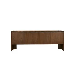 Billie Marble Buffet - Emperador Marble - Chocolate Oak by GlobeWest, a Sideboards, Buffets & Trolleys for sale on Style Sourcebook
