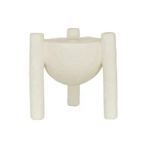 Forme Ayana Footed Bowl - Ivory by GlobeWest, a Decorative Plates & Bowls for sale on Style Sourcebook